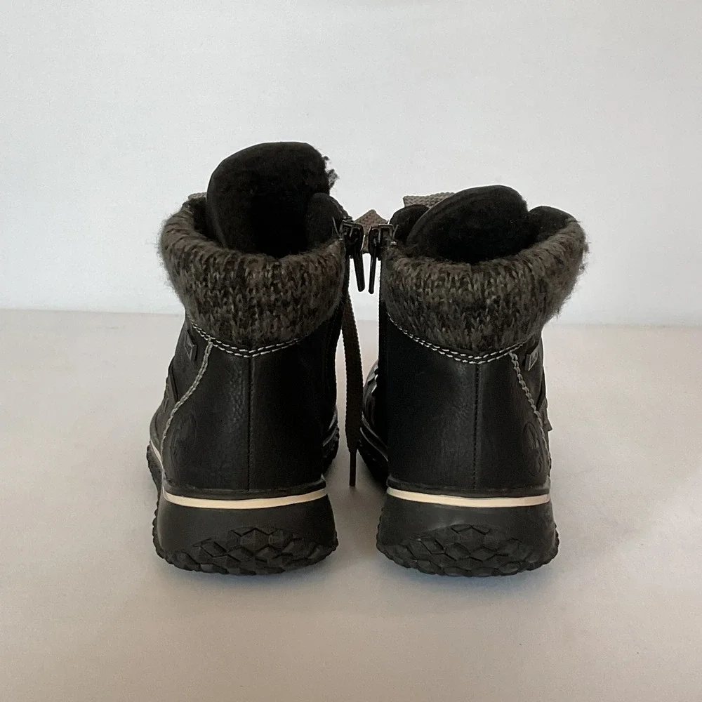 Rieker Tex Water Resistant Faux Fur Lined Boots Women's 38